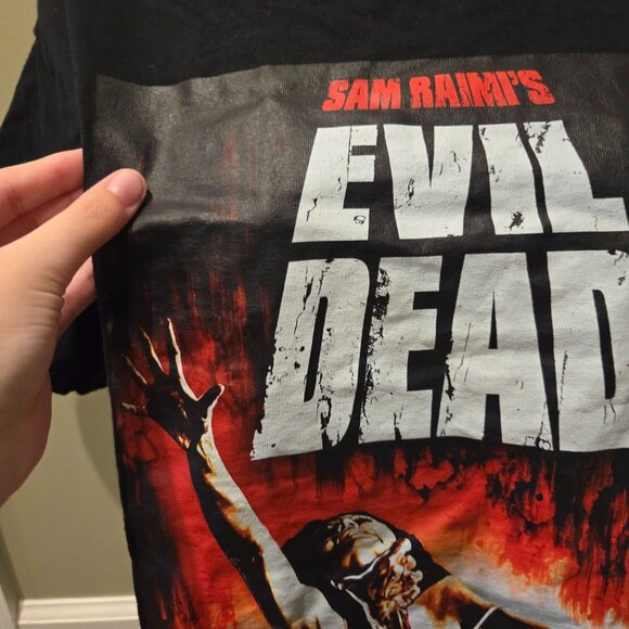 The Evil Dead Horror Movie Poster Graphic T-Shirt Size Medium - Picture 5 of 8